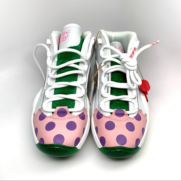 NWT REEBOK MEN'S CANDY LAND QUESTION MID BASKETBALL SHOES SIZE 9 - Picture 13 of 16